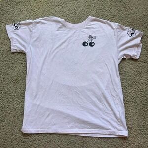 Pink Cherry Self Care Bear tee